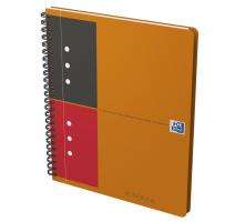 Agenda organizator Oxford international activ book A5+ 80F, spira dubla portocaliu