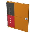 Agenda organizator Oxford international activ book A5+ 80F, spira dubla portocaliu