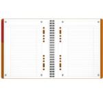 Agenda organizator Oxford international activ book A5+ 80F, spira dubla portocaliu