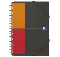 Oxford International Meeting Book szervezőnapló, B5, 80 oldal, 90 g/m²-es optikai papír, kockás, szürke