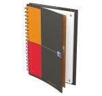 Oxford International Meeting Book szervezőnapló, B5, 80 oldal, 90 g/m²-es optikai papír, kockás, szürke