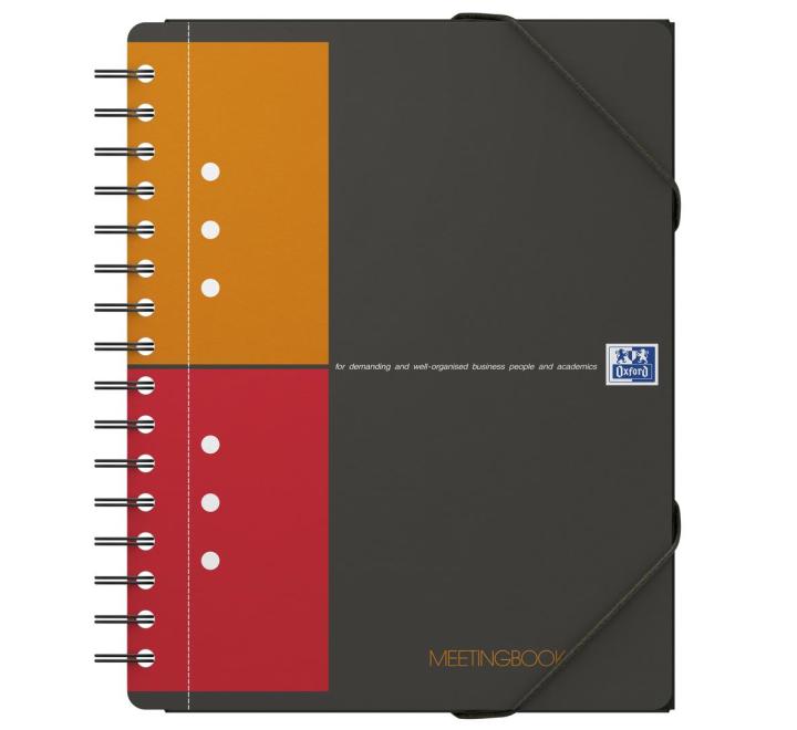 Oxford International Meeting Book A5+ 80 oldalas jegyzetfüzet, szürke