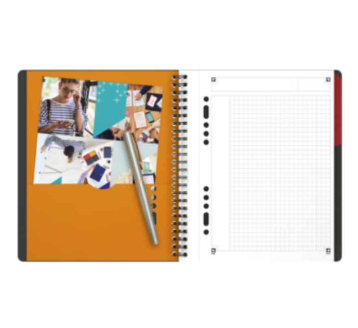 Oxford International Activ Book A5+ 80 oldalas jegyzetfüzet, szürke