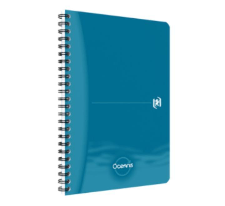 Caiet Oxford office oceanis, A5 90 file, spira dubla, diverse ulori