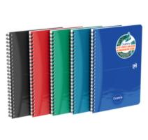 Caiet Oxford office oceanis, A5 90 file, spira dubla, diverse ulori