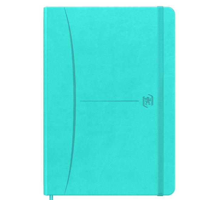 Caiet premium cu elastic Oxford signatura A5 80f, diverse culori pastel