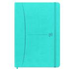 Caiet premium cu elastic Oxford signatura A5 80f, diverse culori pastel