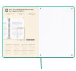 Caiet premium cu elastic Oxford signatura A5 104f, punctat, turcoaz