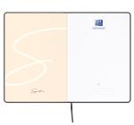 Caiet premium cu elastic Oxford signatura A5 80f, punctat, negru