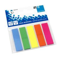 Page Marker 5 culori 12x44mm Info