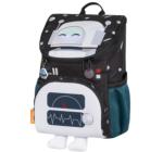 Ghiozdan Mini Little Travelers motiv Robot MR White