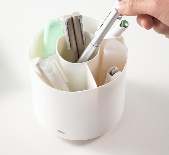 Suport Rotativ instrumente de scris 5 compartimente, fehér