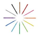 Carioca 12 culori ultralavabile Kid Couleur