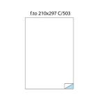 Öntapadós címkék 1/A4 210x297mm