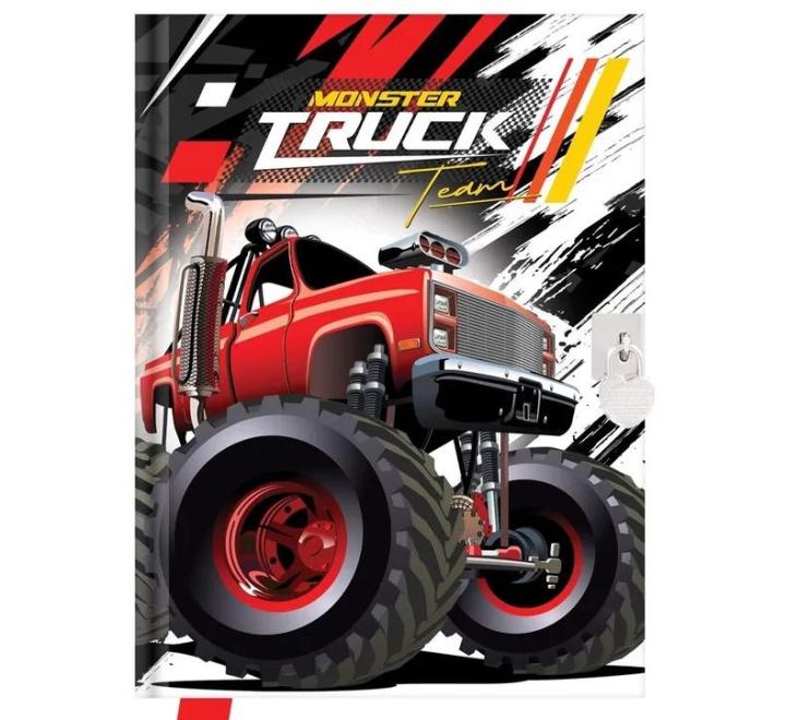 Lakatos napló Monster Truck 14 x 18 cm