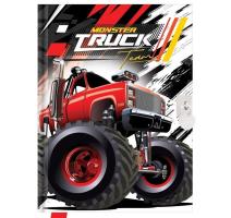 Jurnal cu lacat Monster Truck  14 x 18 cm