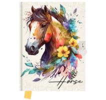 Jurnal cu lacat Horse  14 x 18 cm