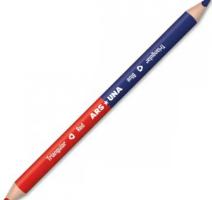 Creion bicolor Weibo Pencil rosu/albastru