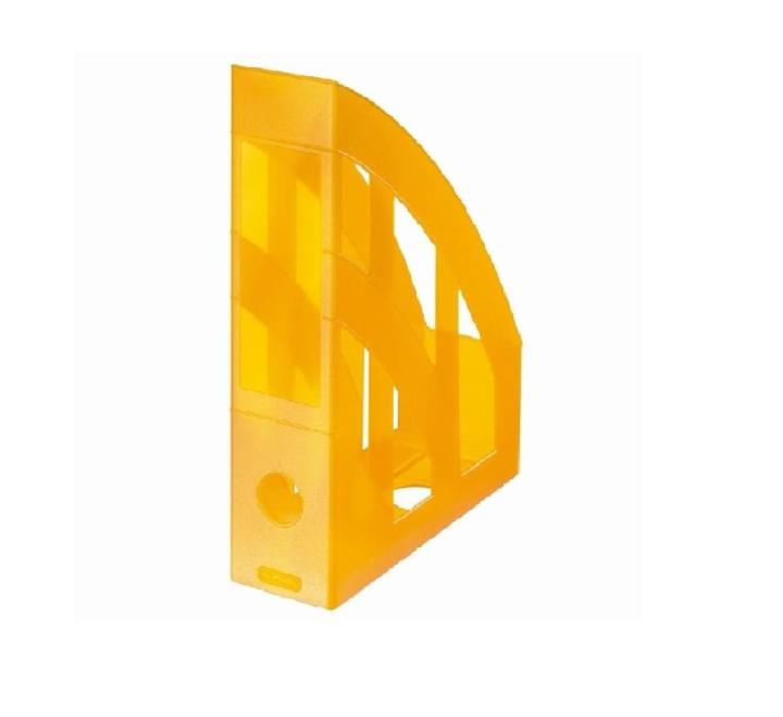 Műanyag irattartó A4 átlátszó narancssárga