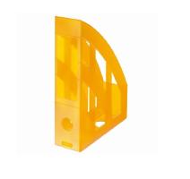 Műanyag irattartó A4 átlátszó narancssárga