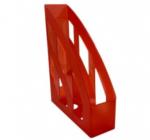 Műanyag irattartó A4 átlátszó piros