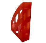 Műanyag irattartó A4 átlátszó piros