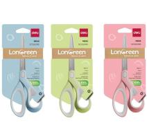 Foarfeca birou 18 cm Deli Pastel reciclat