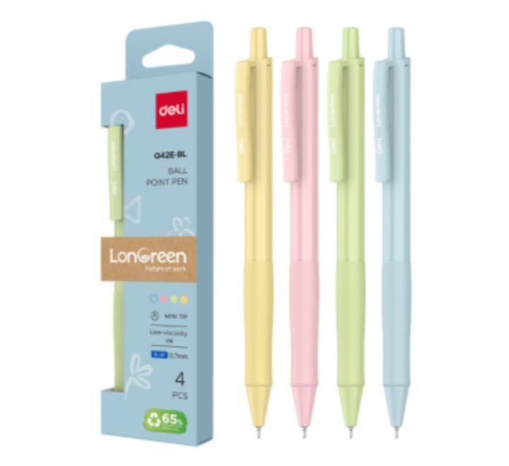 Pix set 4 buc cu mecanism 0.7mm albastru