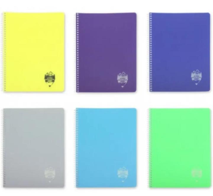 A4-es jegyzetfüzet, 144 pergamenlap, PP spirálkötés