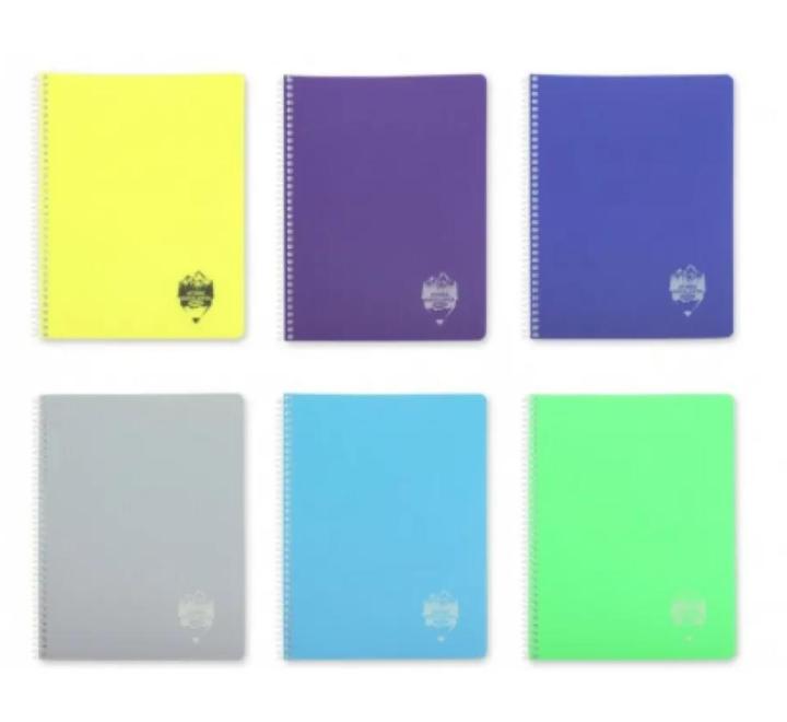 A4-es jegyzetfüzet, 96 pergamenlap, PP spirálkötés