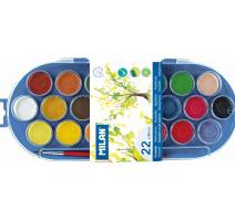 Vízfesték 22 szín Milan