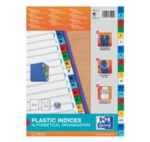 Műanyag index elválasztó A-Z Oxford