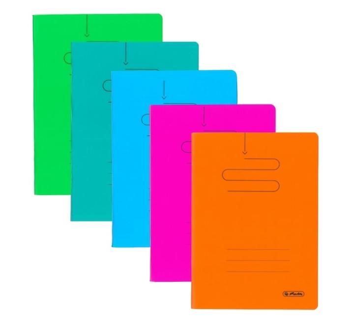 Caiet A5 48 file patratele coperta plastic