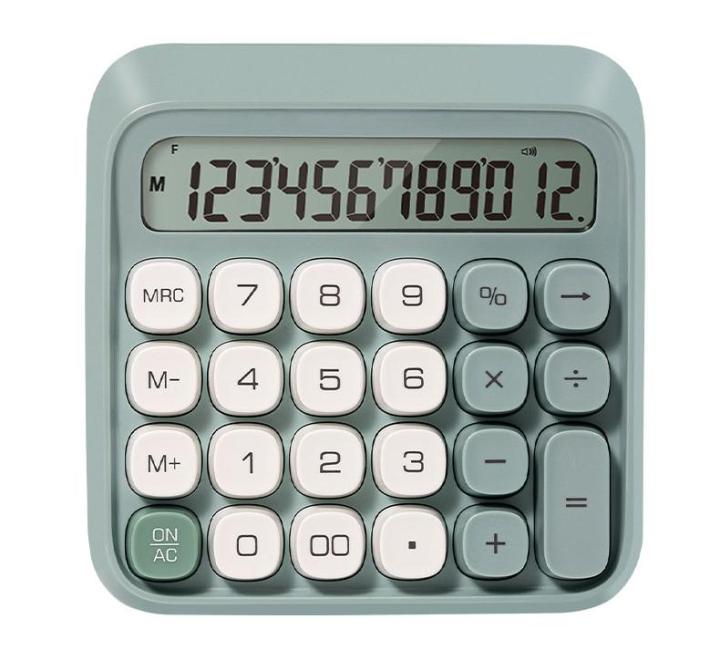 Calculator 12dig  Retro M36 verde Deli
