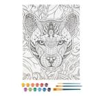 Pictura numere panza 30x40+12 guase