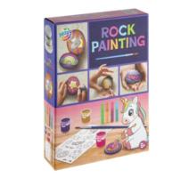 Rock painting Unicorn, 3 rocks, brush
