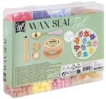 Set Ceara 12cul+2 sigilii+ lingura+ plita incalzit ceara