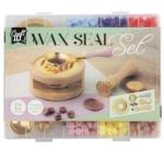 Set Ceara 12cul+2 sigilii+ lingura+ plita incalzit ceara