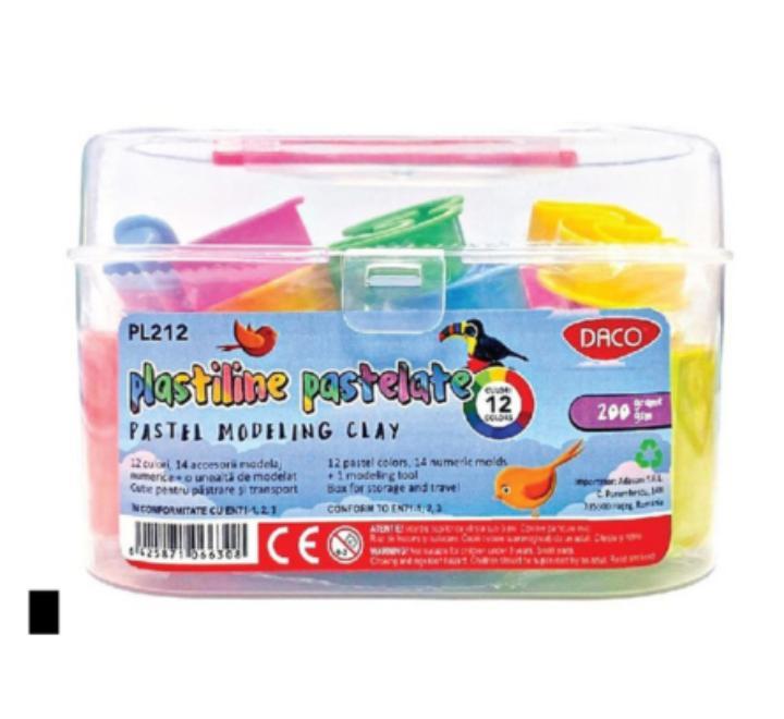 Gyurma 12 szín vödrös, Daco