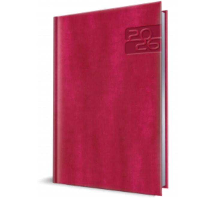 Agenda datata A5 Premium Deluxe Narni culoare fucsia 2026