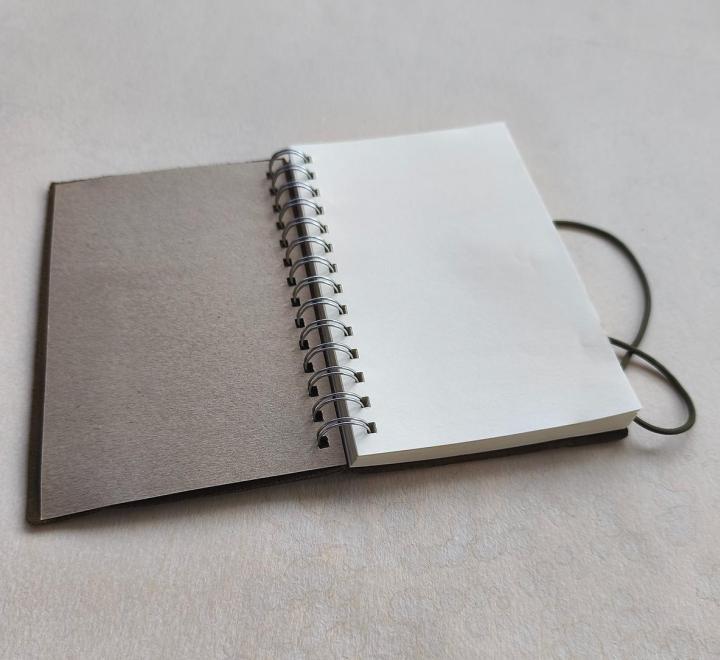 Vintage B6 bőr notesz