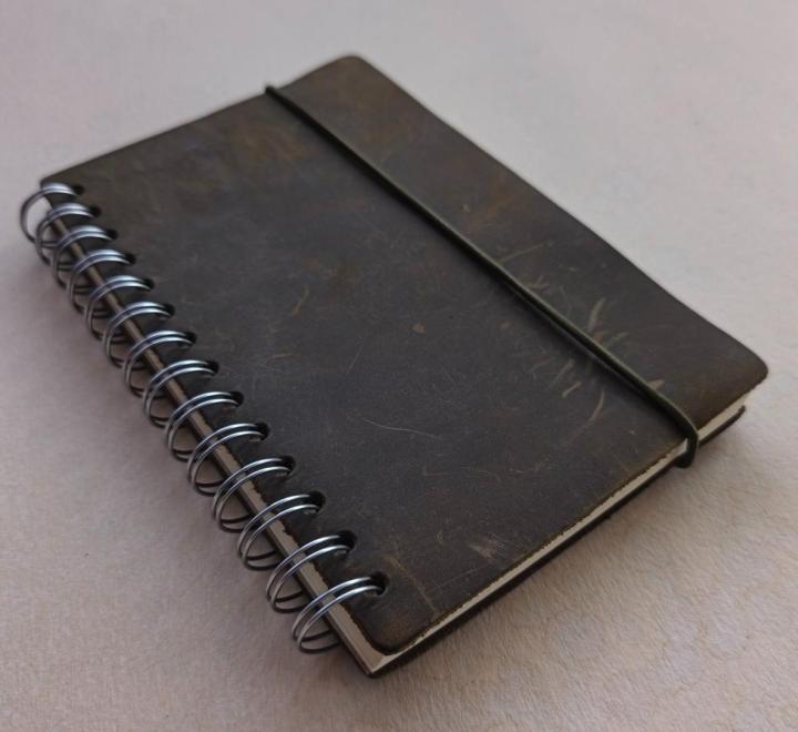 Vintage B6 bőr notesz