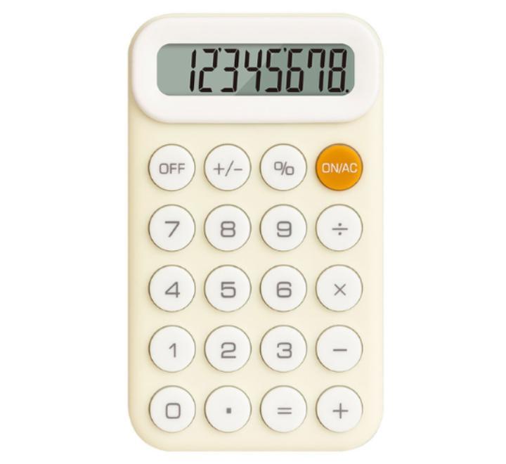 Zsebszámológép 8 dig M10 Deli M10 - sárga