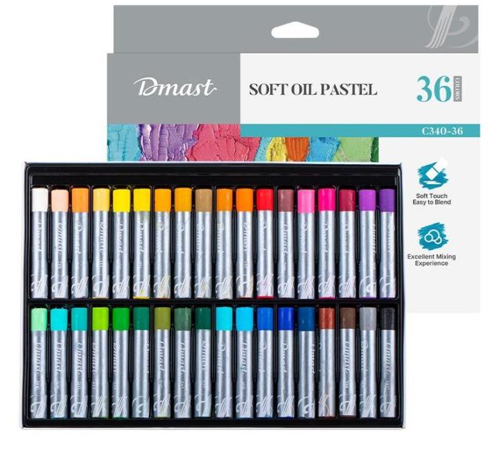Professzionális olajpasztell ceruzák, 36 szín Dmast By Pebeo