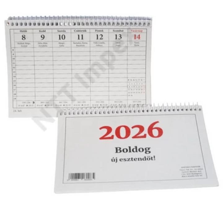 Asztali naptár TA23 2026