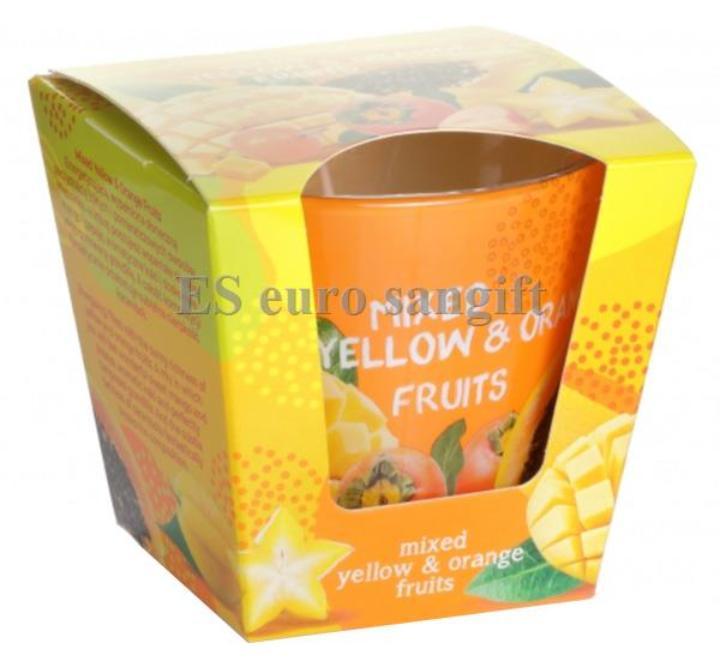 Lumanare -Mixed Yellow$Orange Fruits 115g