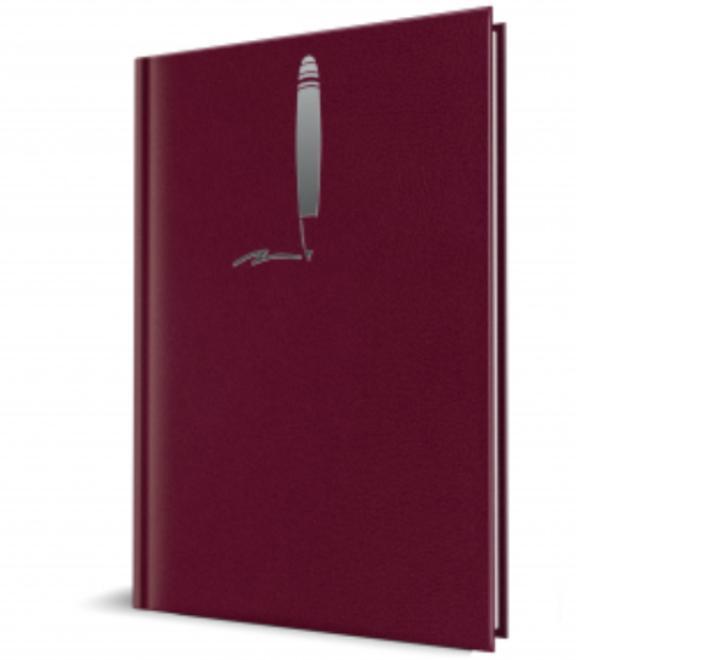 Határidőnapló dátum nélküli bordo