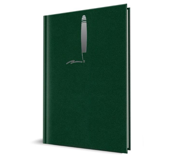 Határidőnapló dátum nélküli zöld