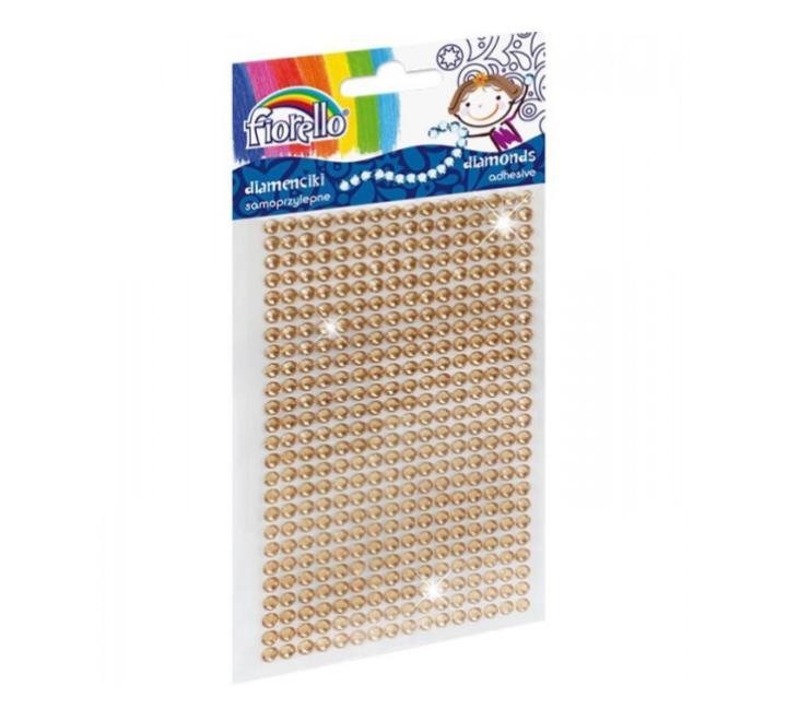 AccesoriI creatie diamante autoadezive galbene Fiorello