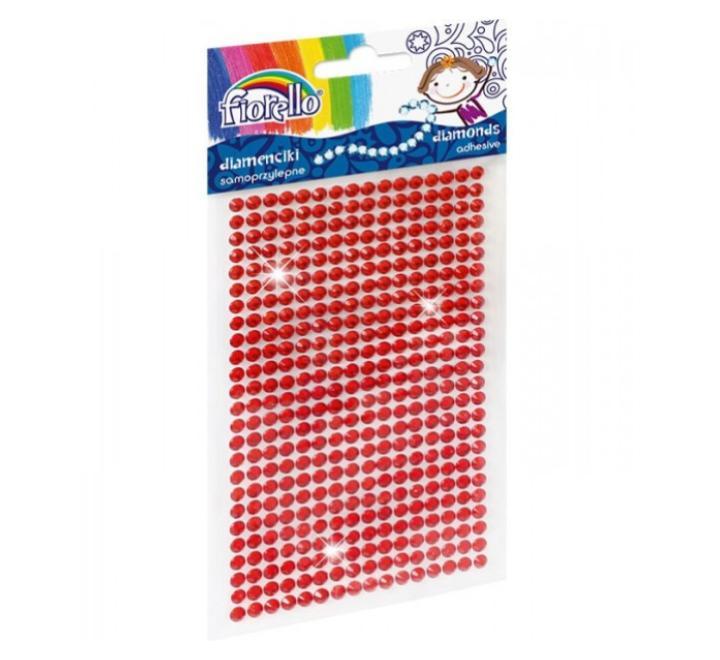 AccesoriI creatie diamante autoadezive rosii Fiorello